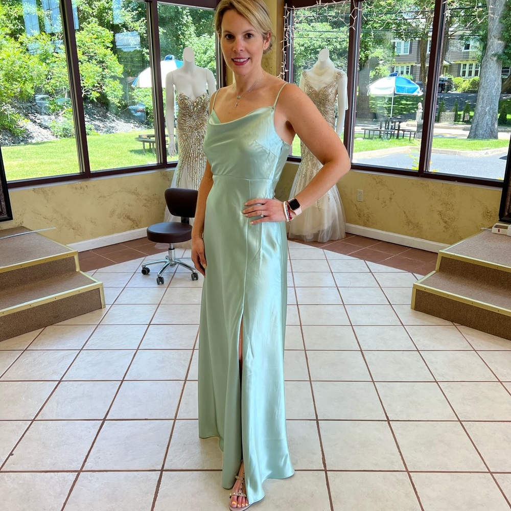 Birdy Grey Bridesmaid Satin Dress